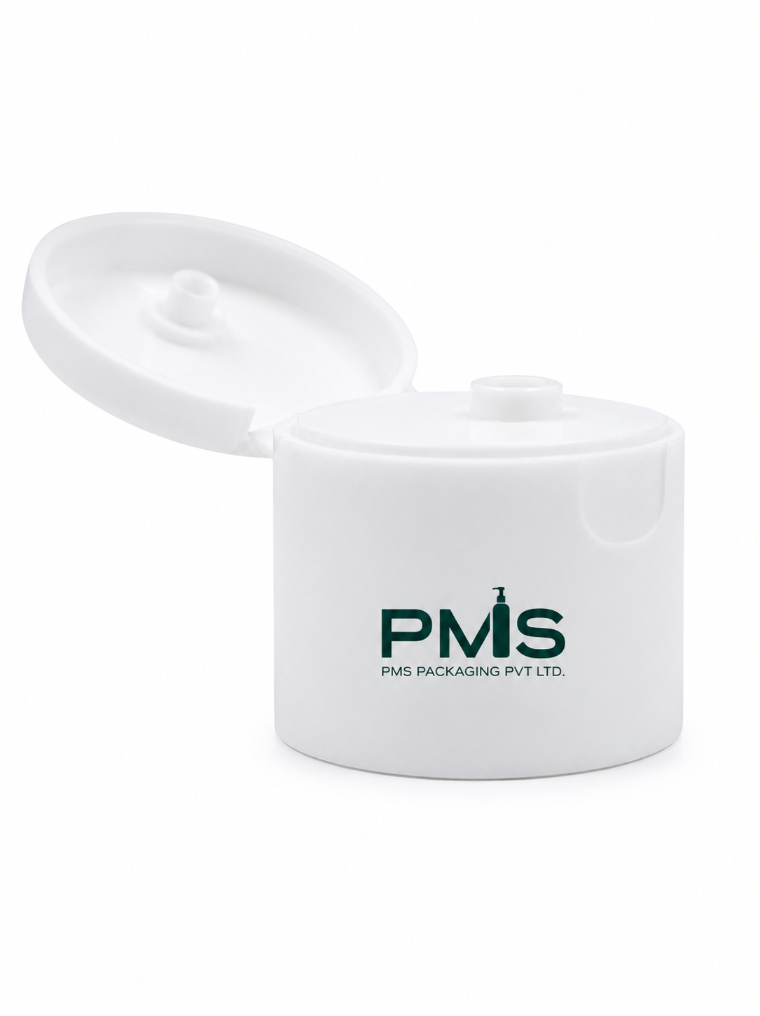 19MM WHITE FLIP TOP CAP